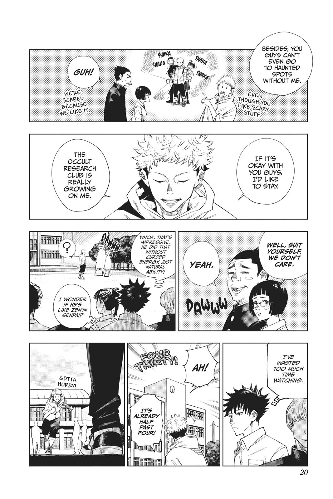 Jujutsu Kaisen chapter 1 page 20