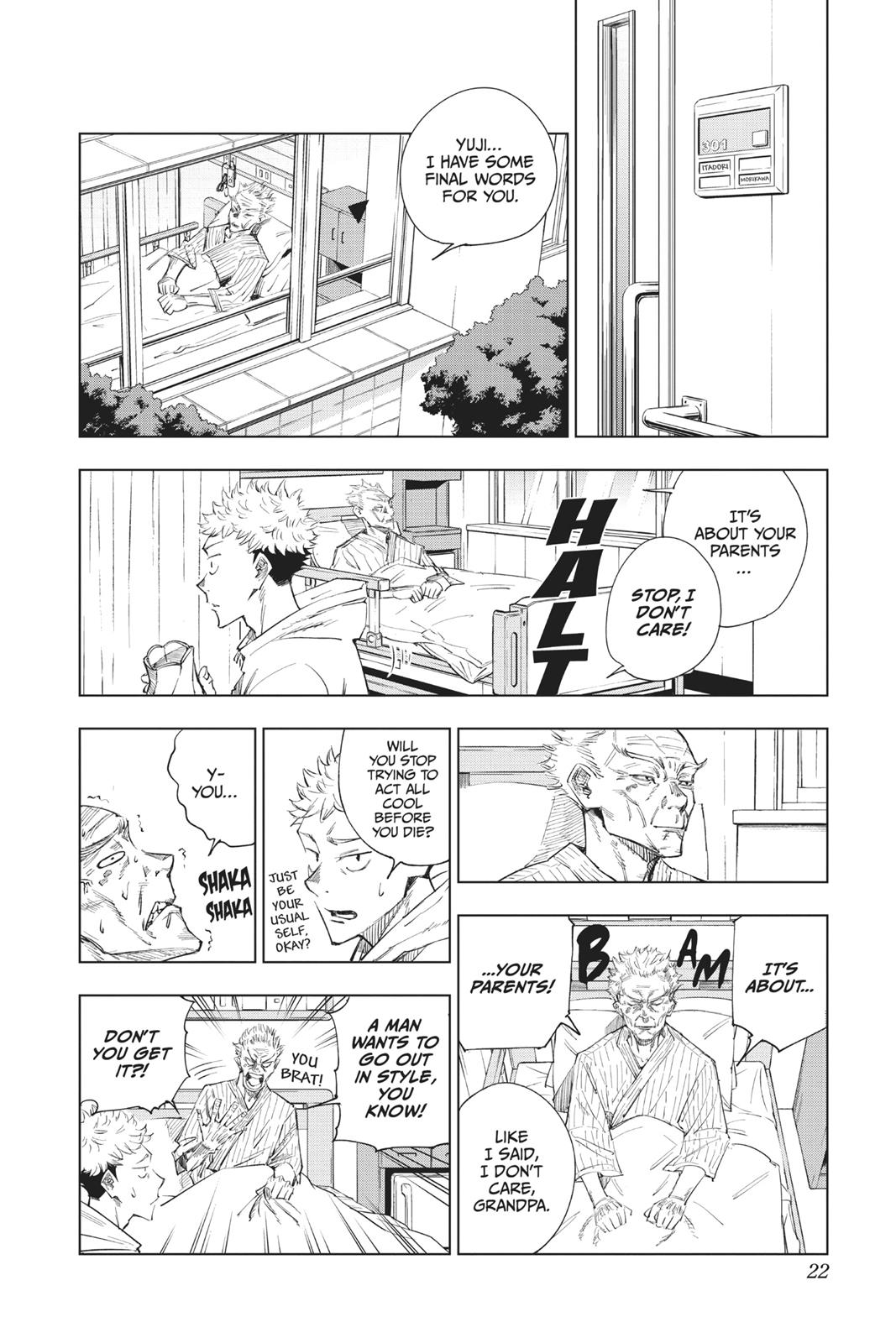 Jujutsu Kaisen chapter 1 page 22
