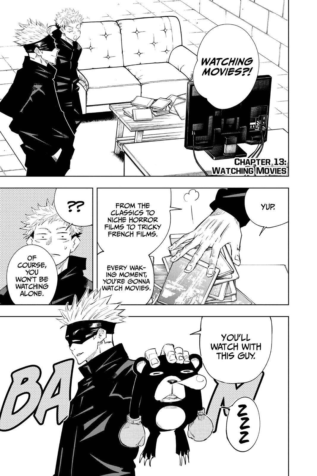 Jujutsu Kaisen chapter 13 page 1