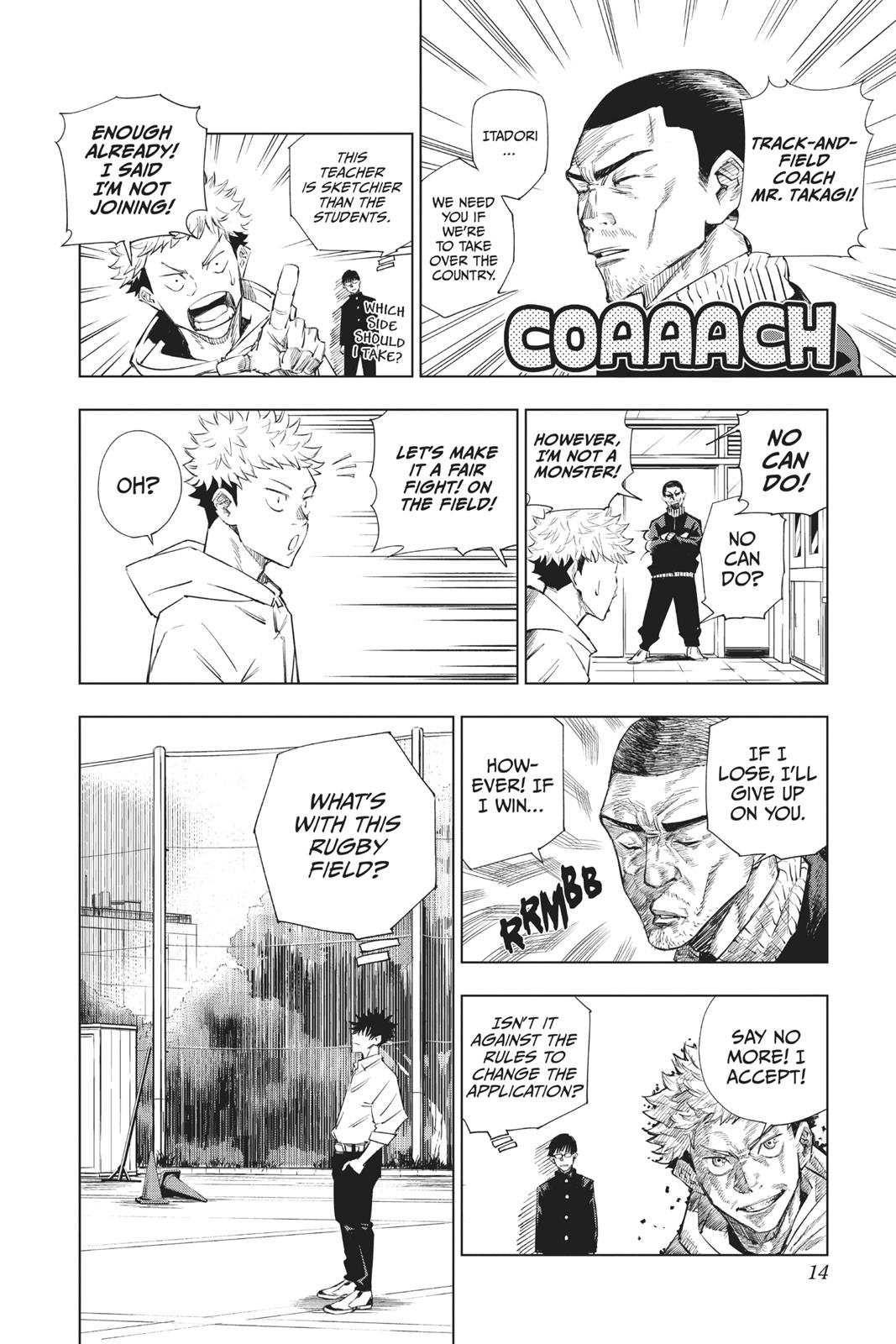 Jujutsu Kaisen chapter 1 page 14