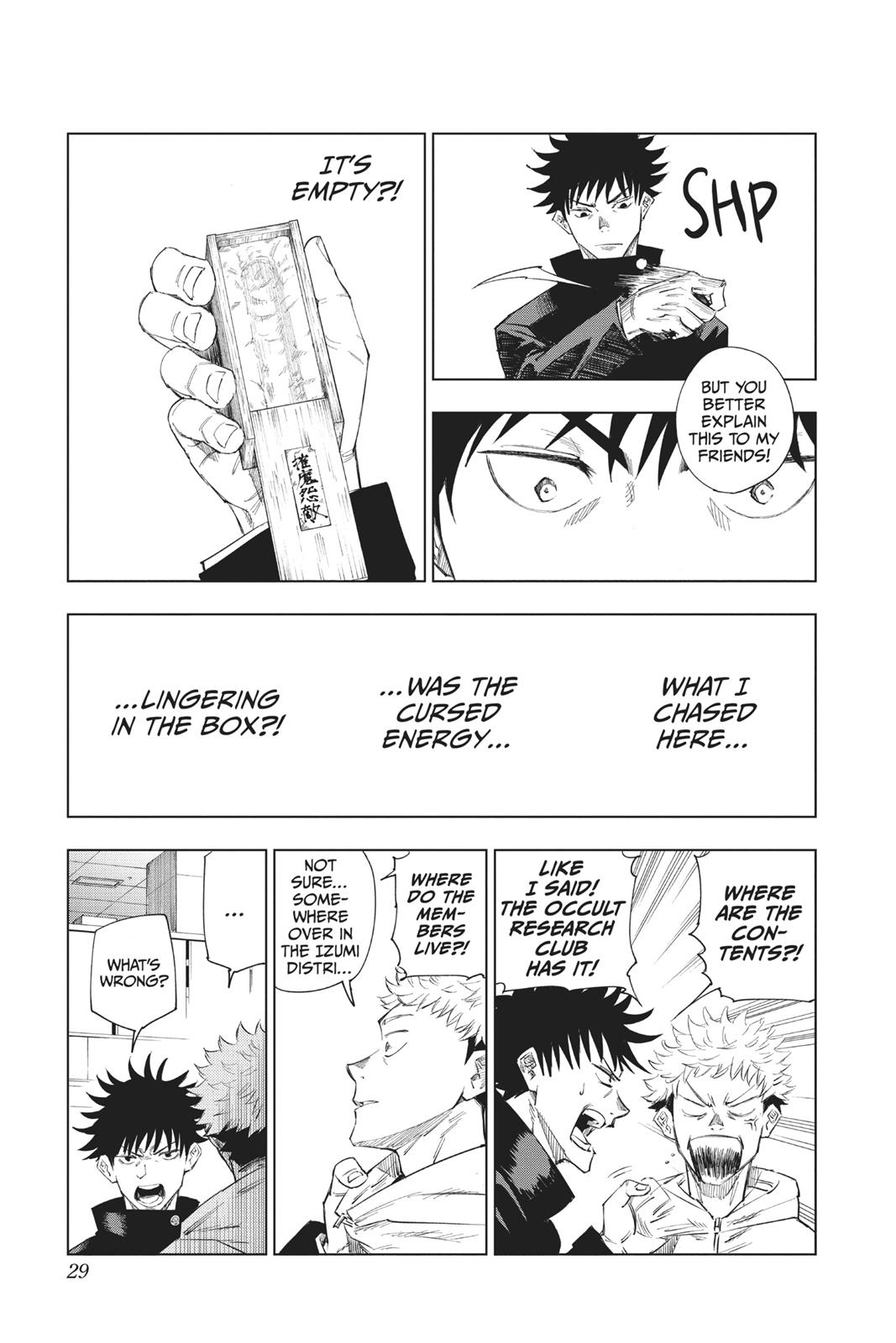 Jujutsu Kaisen chapter 1 page 29