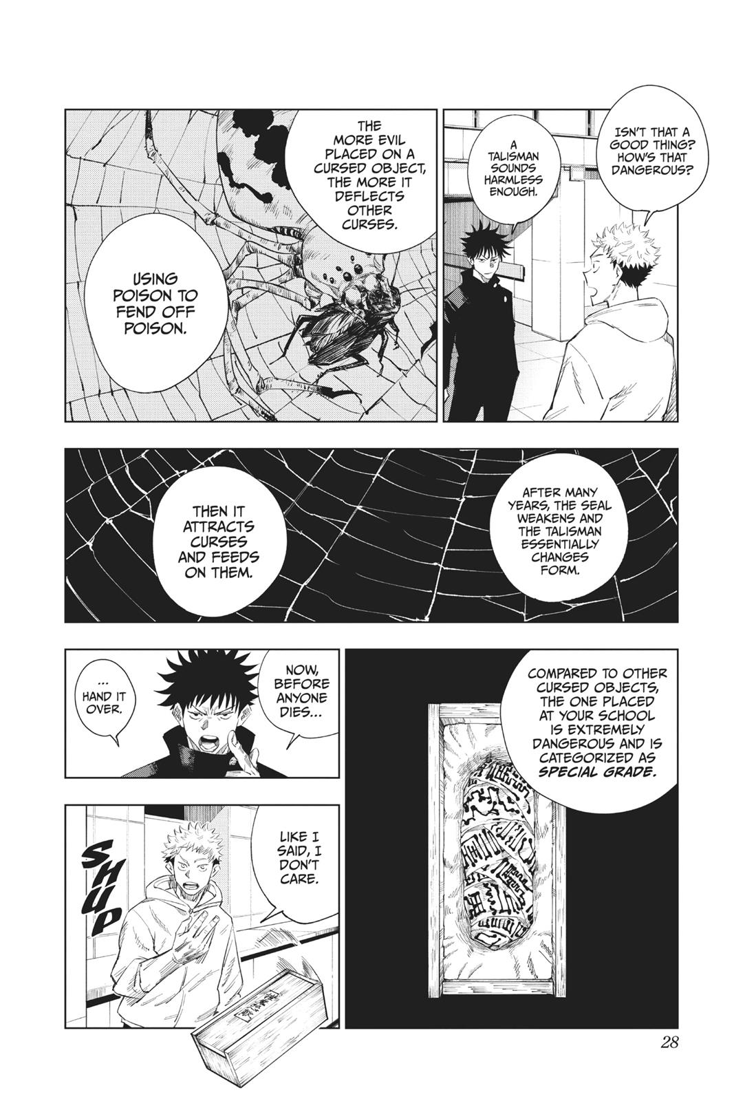 Jujutsu Kaisen chapter 1 page 28