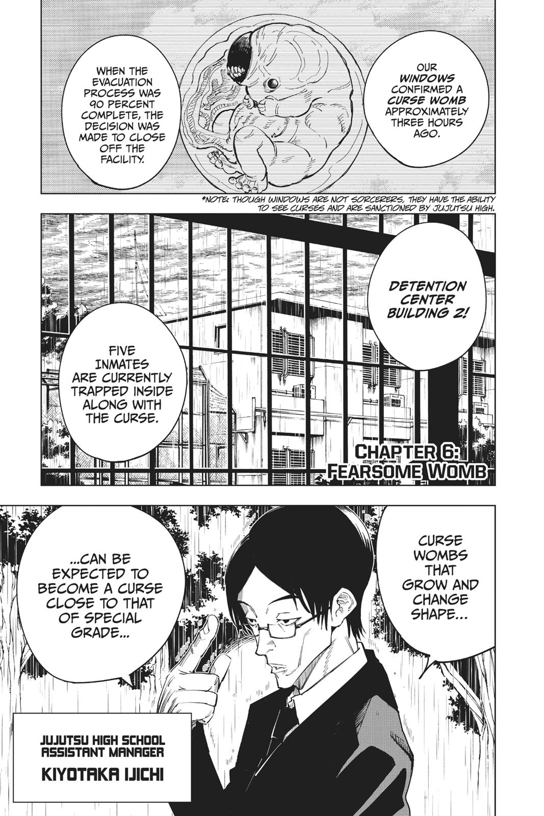 Jujutsu Kaisen chapter 6 page 1