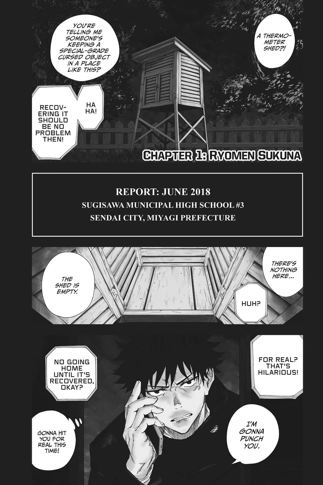 Jujutsu Kaisen chapter 1 page 6